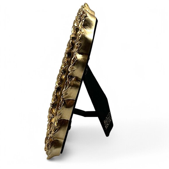 Badgley Mischka Photo Frame 6" x 8" (4" x 6" Inner) Golden Rose Design Arch Deco - Picture 2 of 5